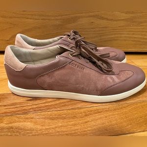 Cole Haan mauve colored suede and leather sneakers size 9